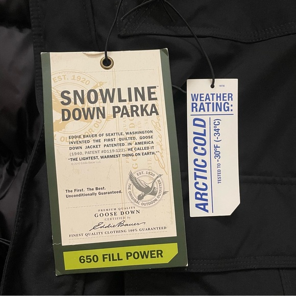 NEW! Eddie Bauer Premium Goose Down Snowline Parka - Picture 4 of 14